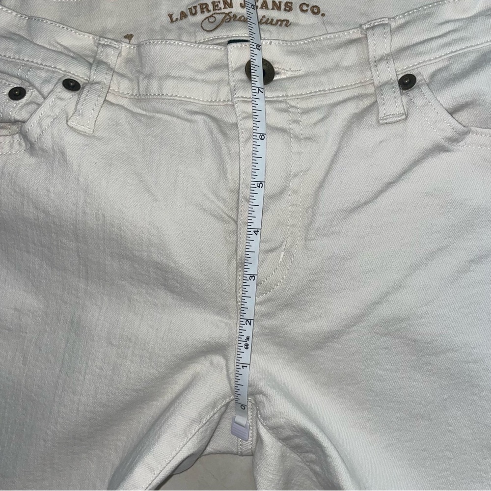 Off White Straight Leg Denim Jeans - Picture 4 of 10